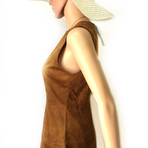 One Clothing from Los Angeles Faux Suede Dress - Picture 4 of 5